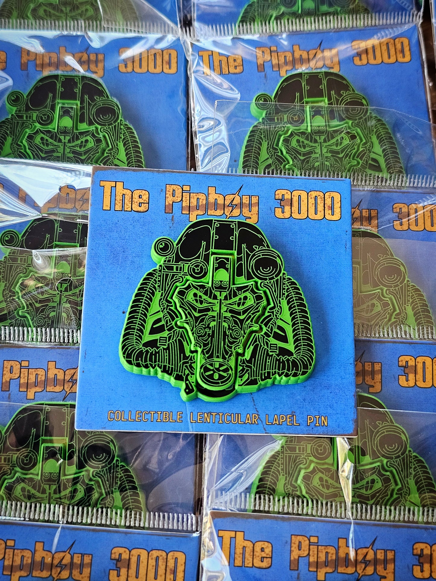 Po₩er Amor Enamel Pin