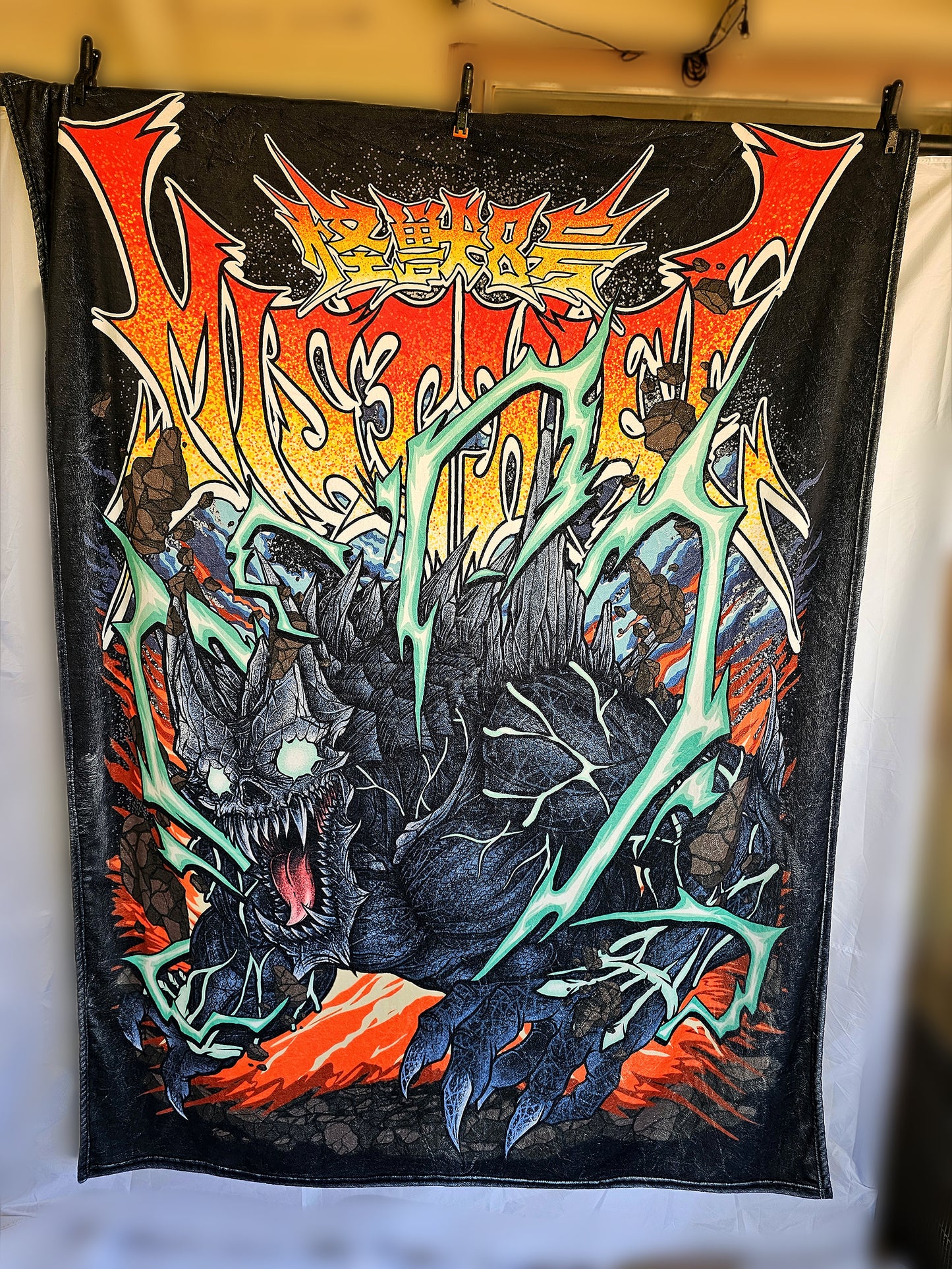 Mischief Kaiju Fleece Blanket