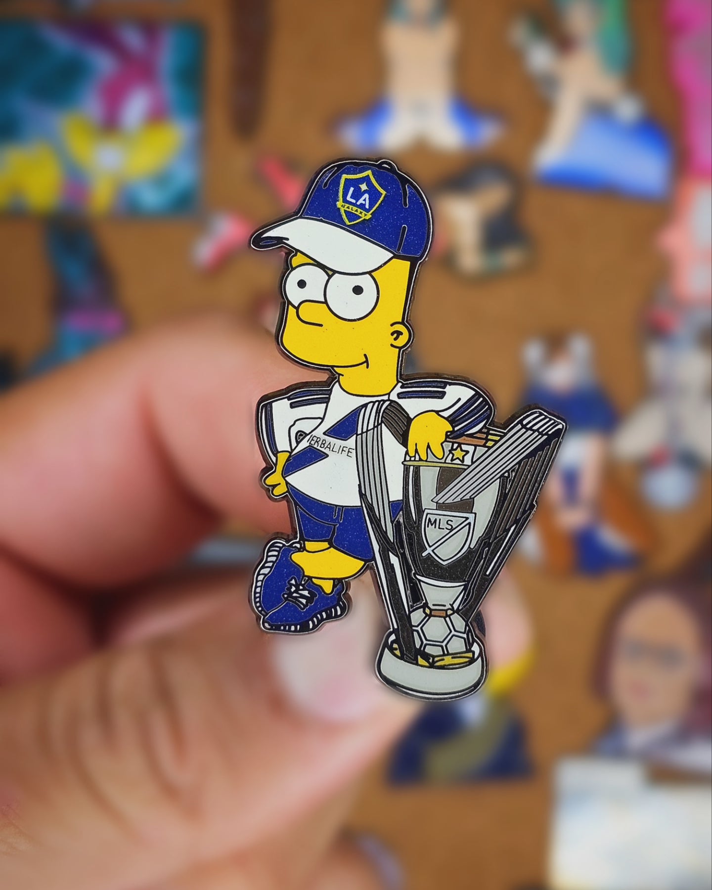 Bart Galaxy Fan Enamel pin