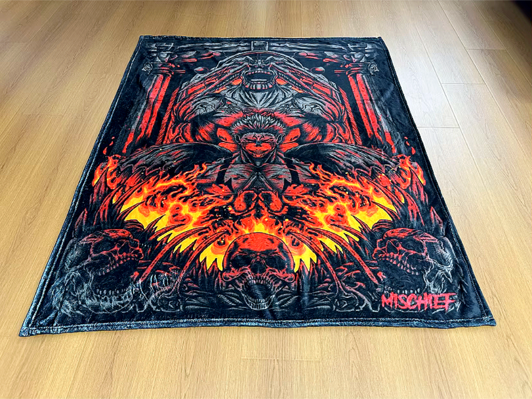 Mischief Suk Una Fleece Blanket