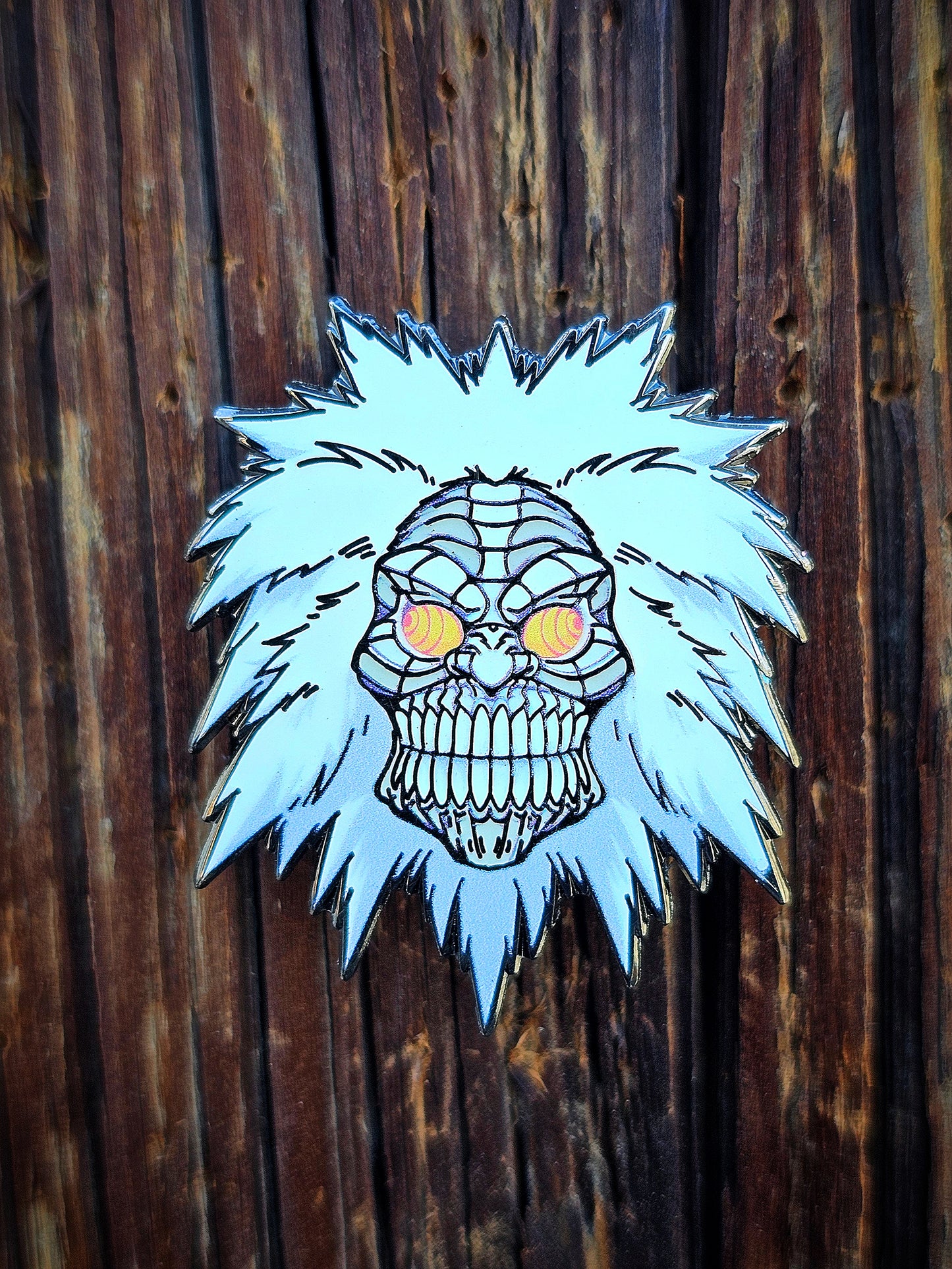 Turbo Mask Enamel Pin