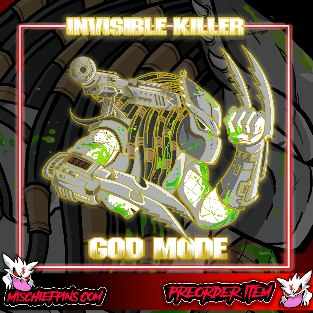 Invisible Killer Enamel pin PRE ORDERS