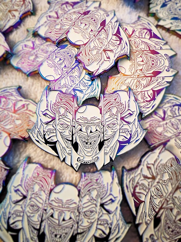 THE LAUGHING BAT - Enamel Pin