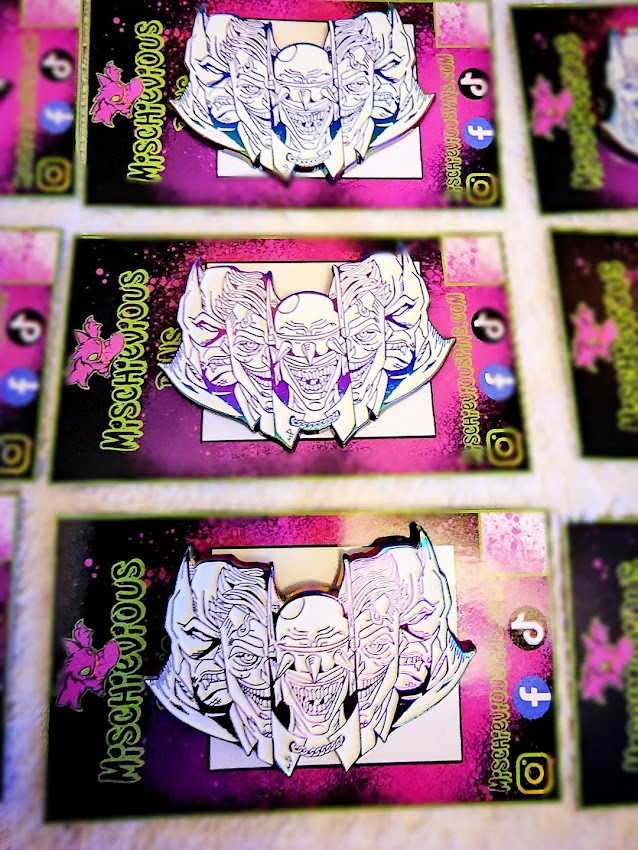 THE LAUGHING BAT - Enamel Pin