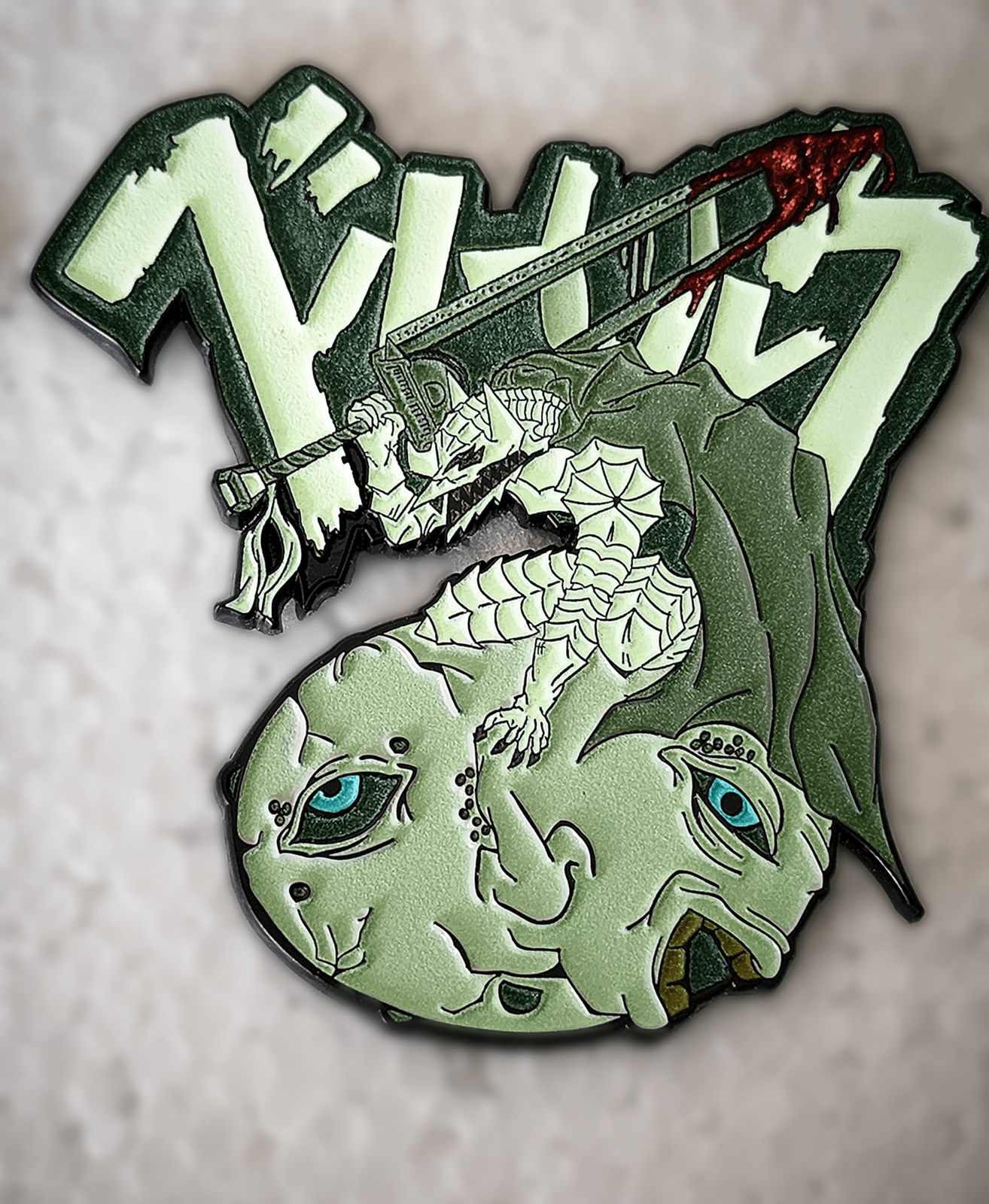 Behelit Struggler - enamel pins