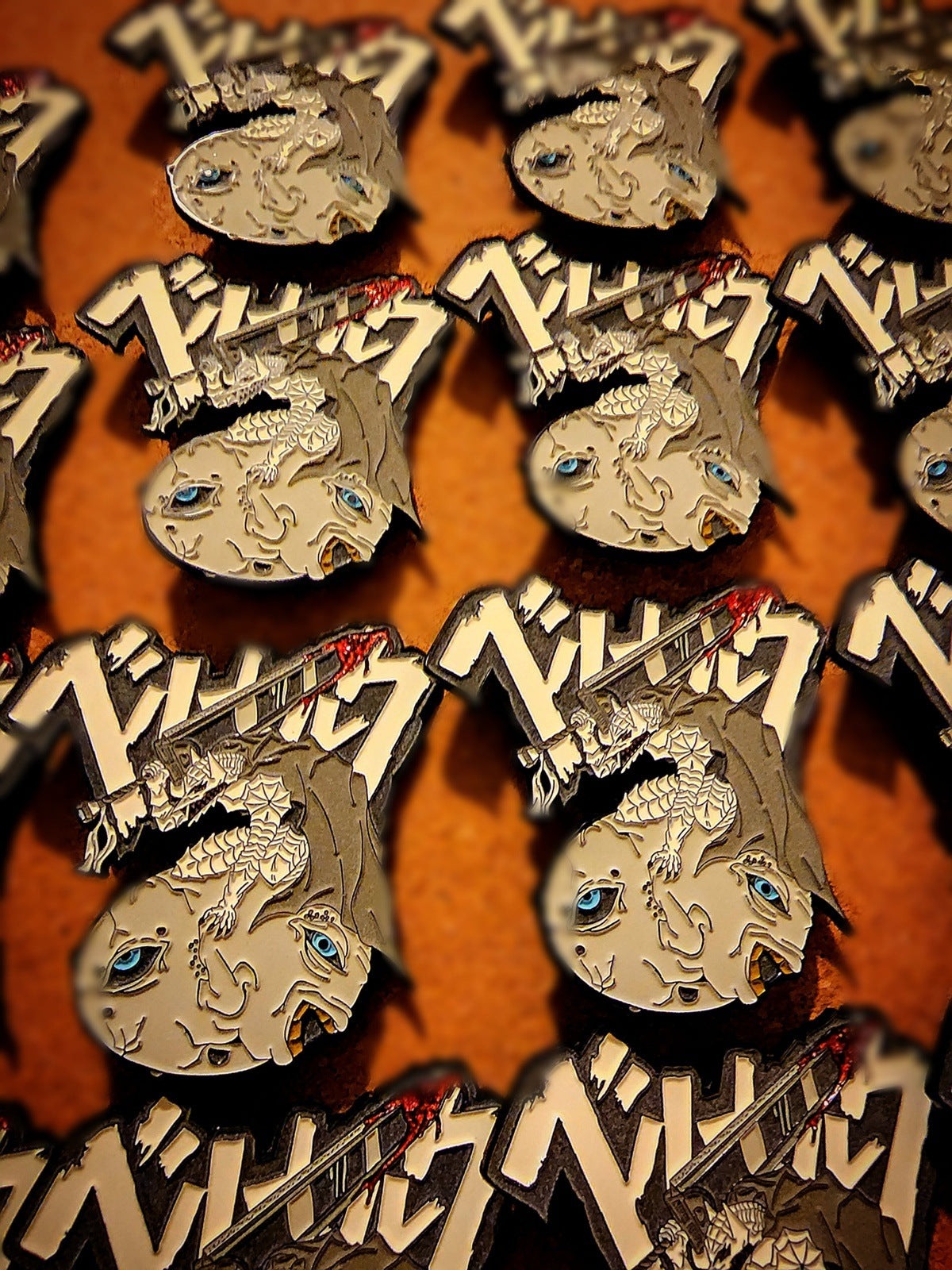 Behelit Struggler - enamel pins