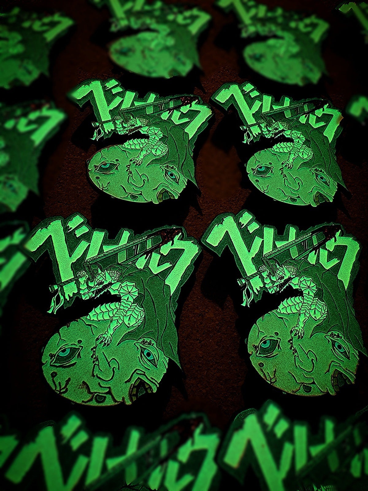 Behelit Struggler - enamel pins