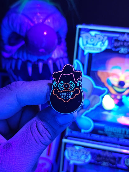 Chubby neon enamel pin