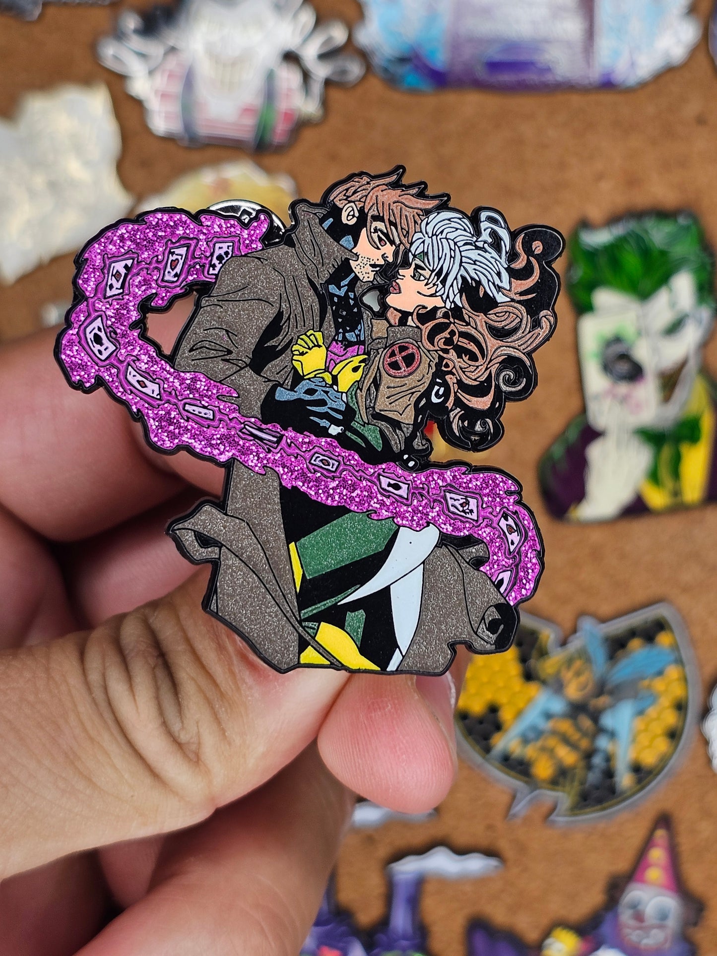 GAM & ROG True Love enamel pin