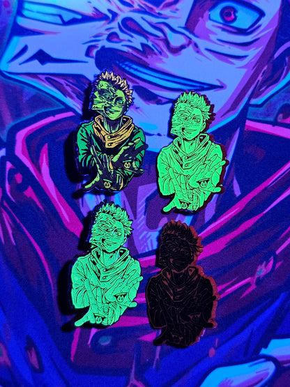 Devil Man Suk-Na Enamel Pin