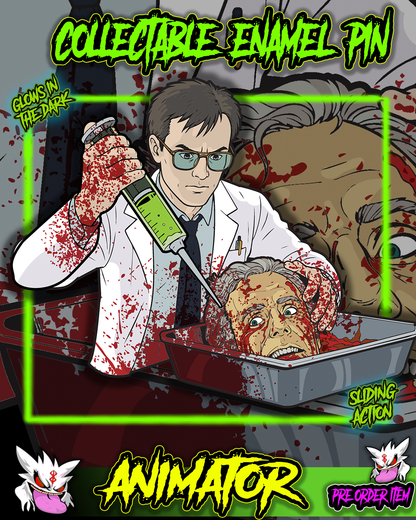 Cats Dead Details later Pre Order Enamel Pin