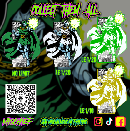 MR. DOOM COMIC ENAMEL PIN PRE ORDERS
