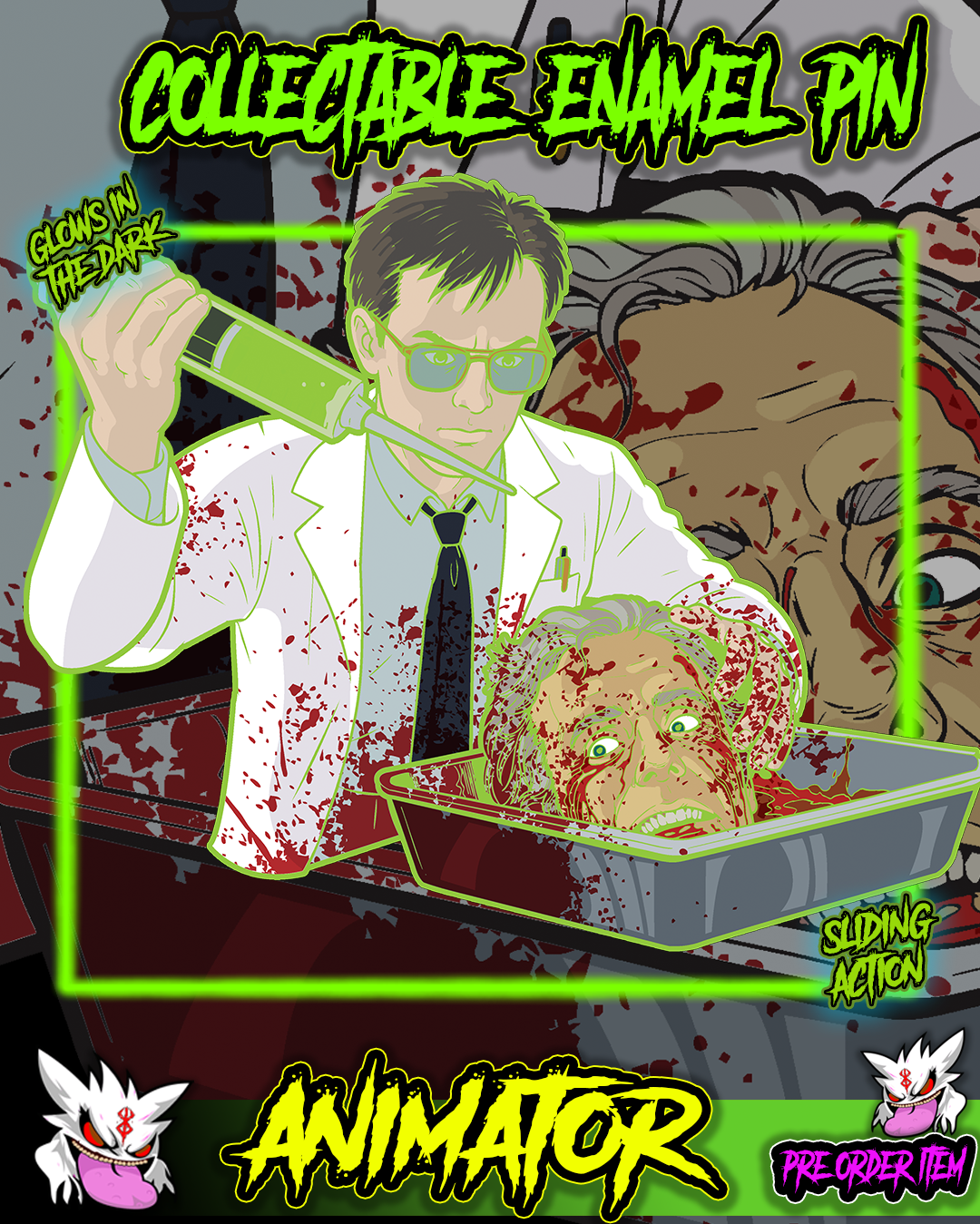 Cats Dead Details later Pre Order Enamel Pin