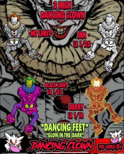 Dancing clown Enamel Pin