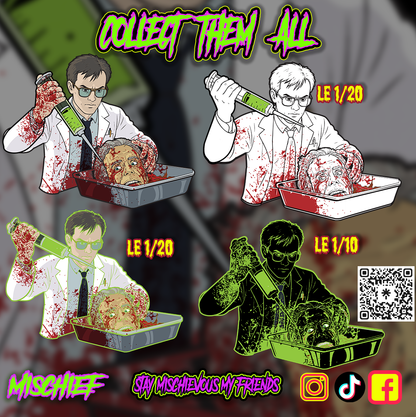 Cats Dead Details later Pre Order Enamel Pin