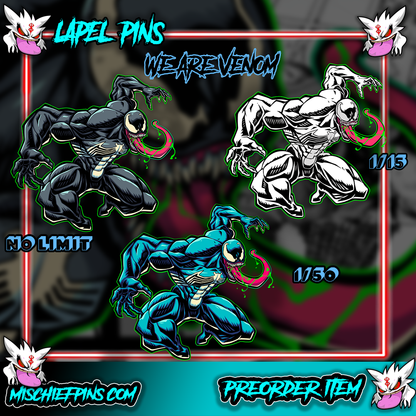 Symbiote Aliens Enamel Pin
