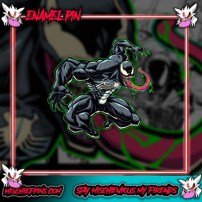 Symbiote Aliens Enamel Pin