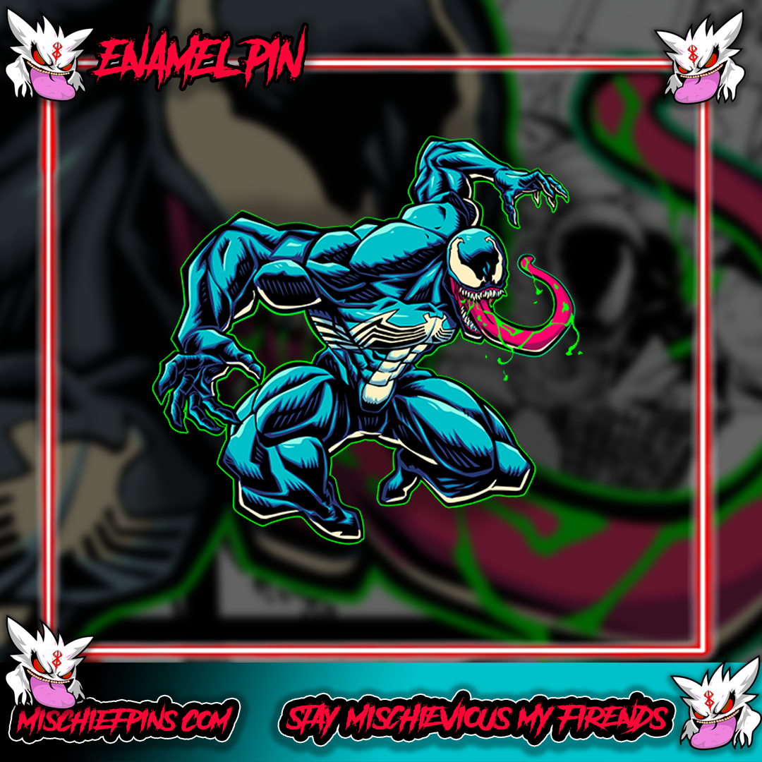 Symbiote Aliens Enamel Pin