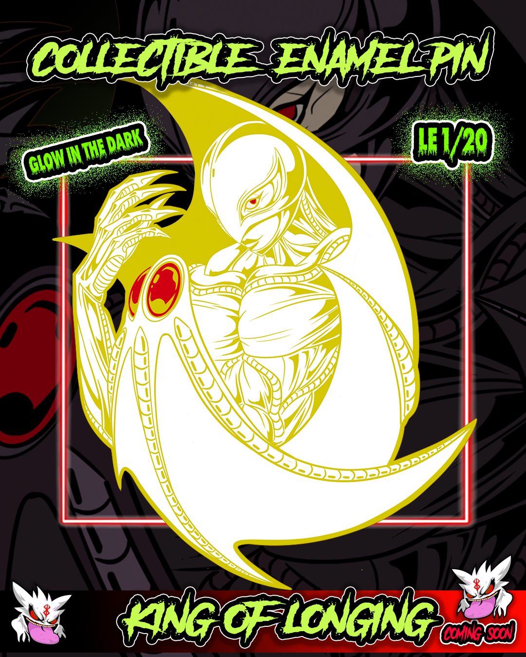 The King Of Longing Enamel Pin PreOrder