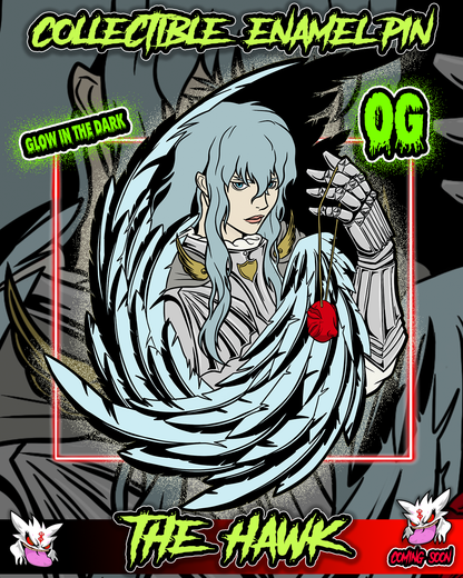 THE HAWK ENAMEL PIN PRE ORDER