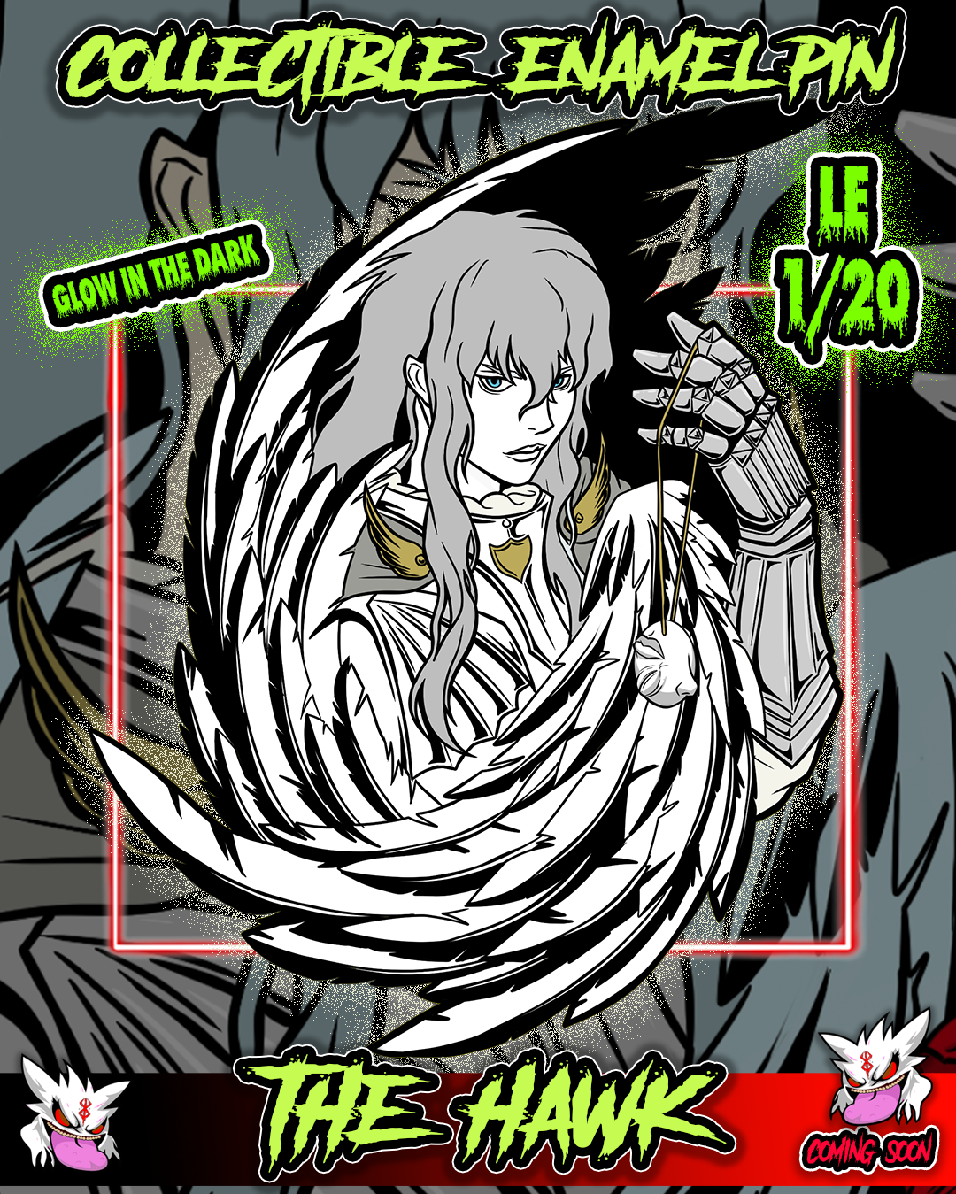 THE HAWK ENAMEL PIN PRE ORDER