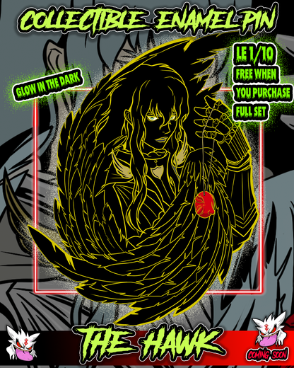 THE HAWK ENAMEL PIN PRE ORDER