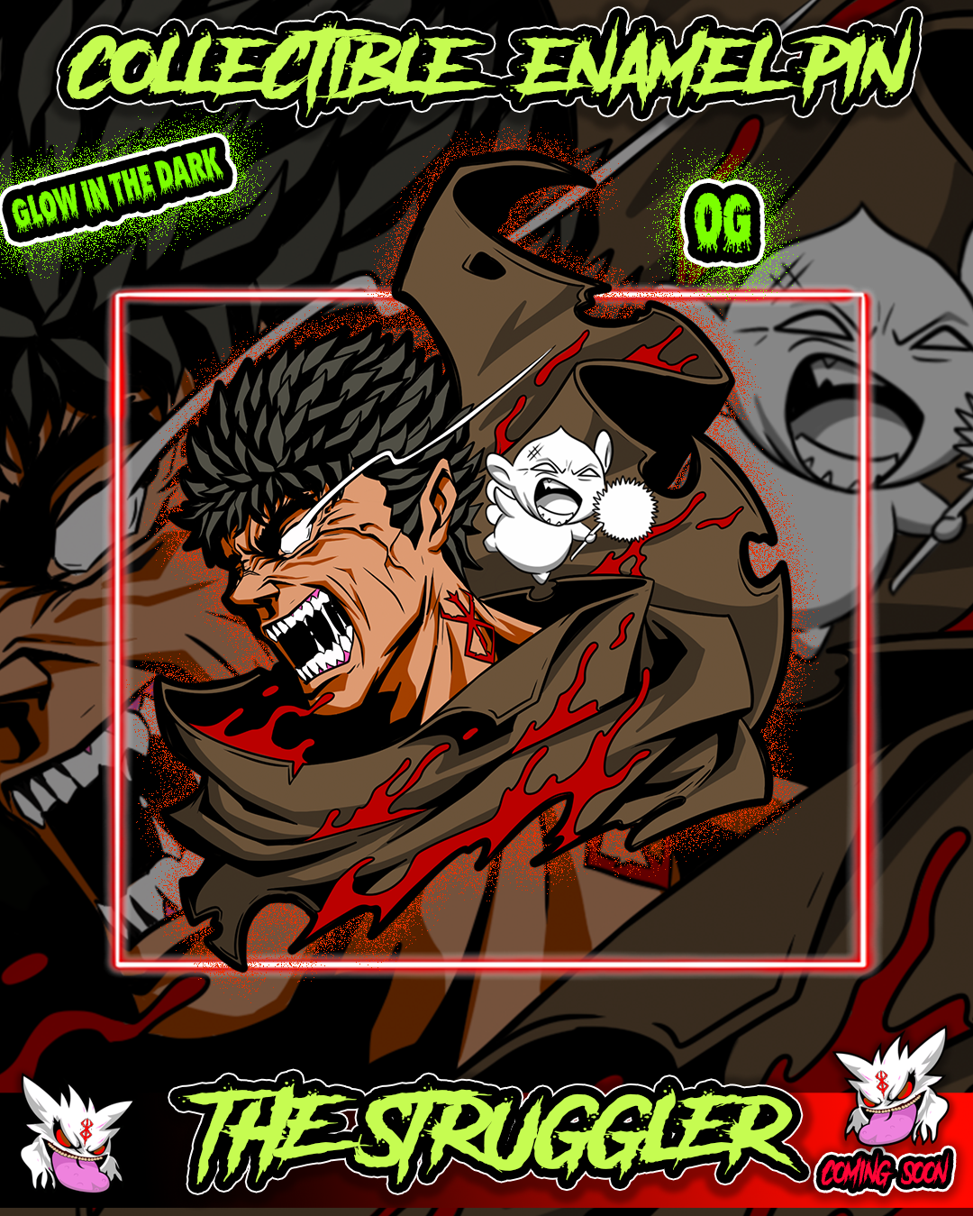 THE STRUGGLER ENAMEL PIN PRE ORDER