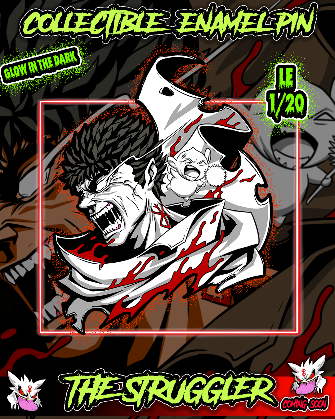 THE STRUGGLER ENAMEL PIN PRE ORDER
