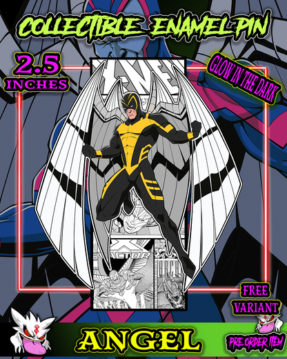 THE DARK ANGEL ENAMEL PIN PRE ORDERS