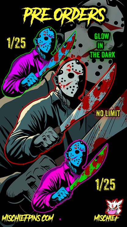 Jason the 13th enamel