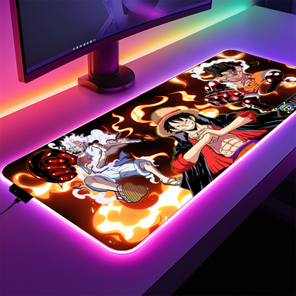 Monkey D LED Desk Mats