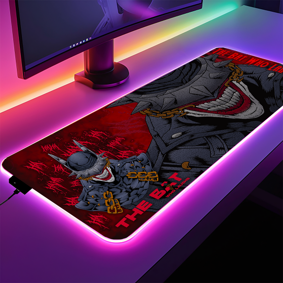 Bat Who Laughs RGB Desk Mat – Mischief pins
