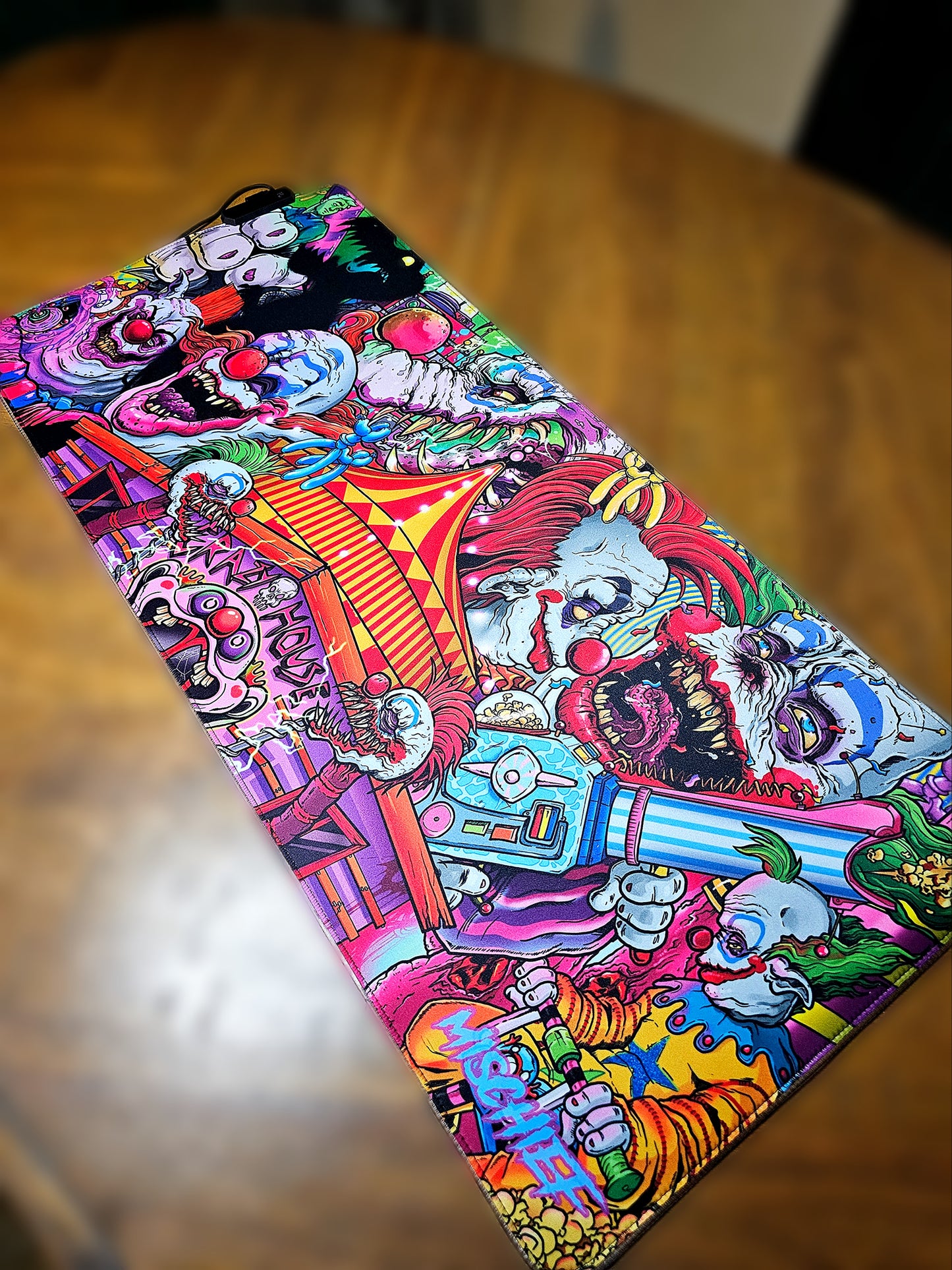 Killer Klown LED Desk Mats