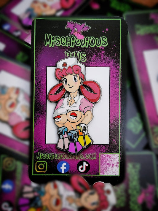 Ms. Joy After Hours enamel pin