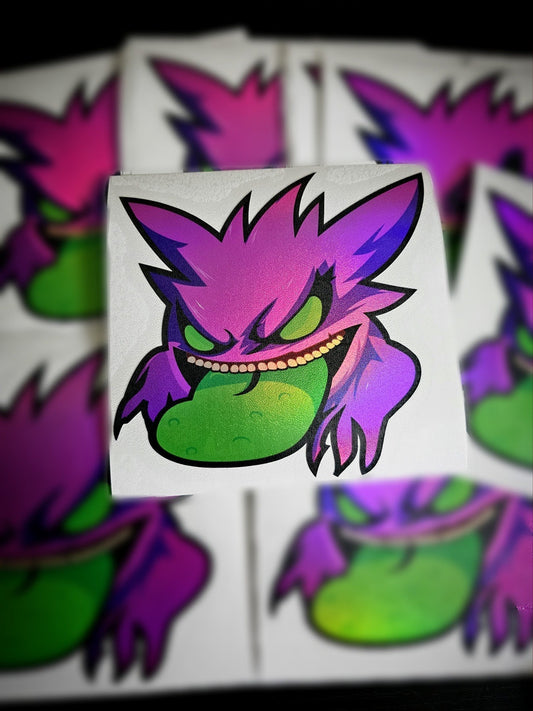 Mischief Gengar Car Decal