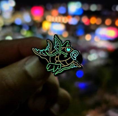 Neon Magikarp #129 Enamel Pin