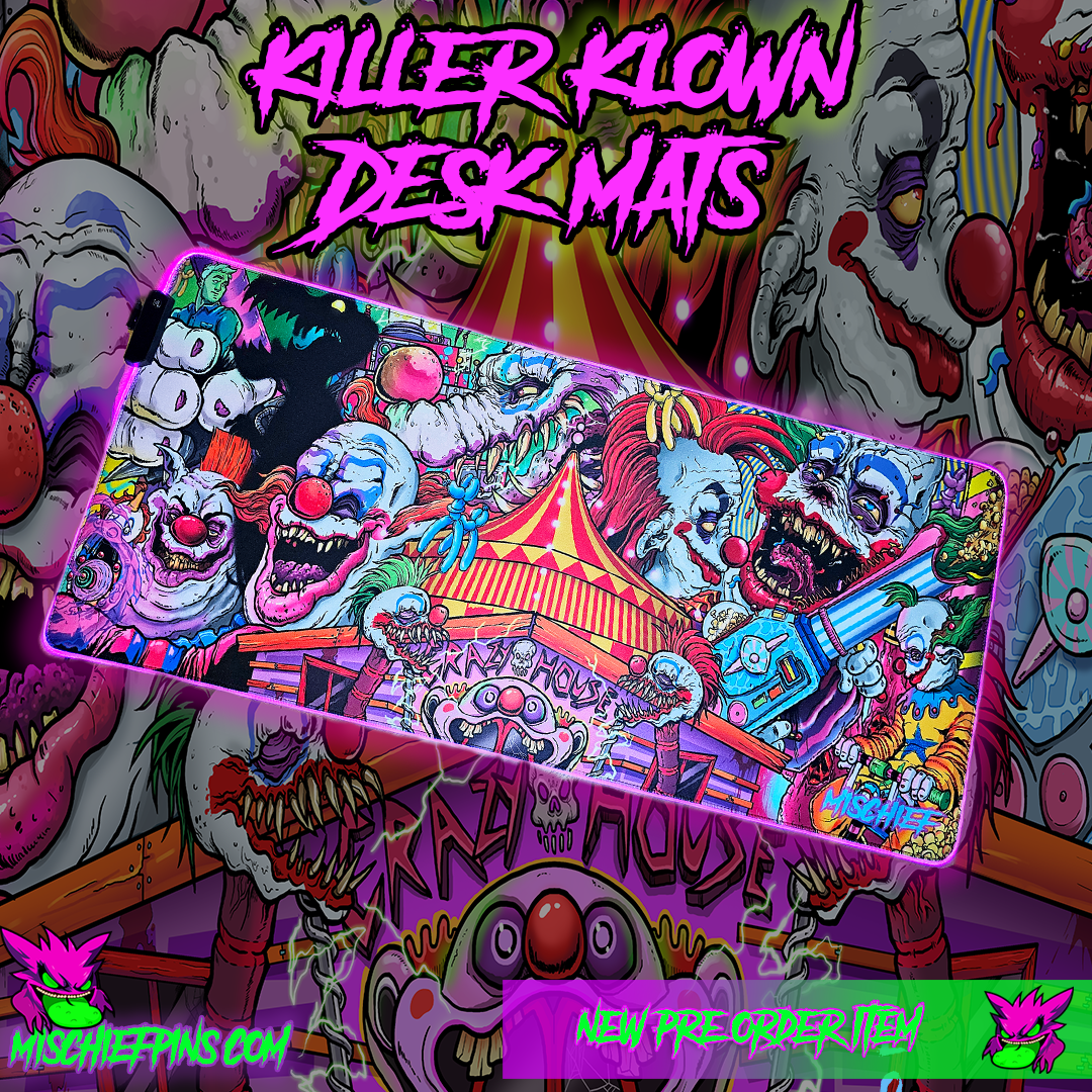 Killer Klown LED Desk Mats