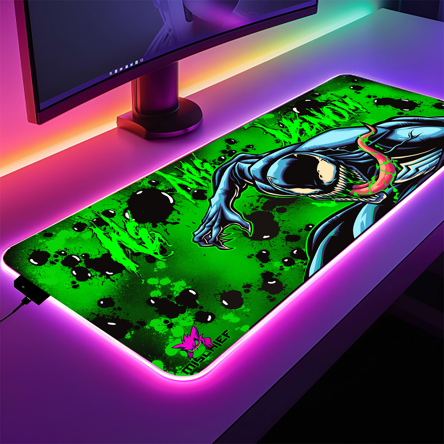 V3nom RGB Desk Mat