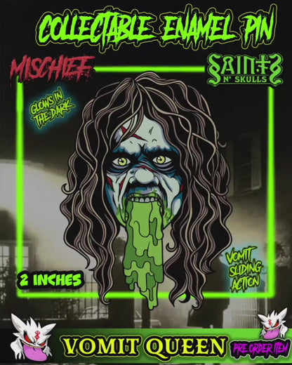 Vomit Queen Enamel Pin Pre Orders