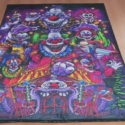 Killer Circus Klowns 🎪 fleece Blanket Pre orders
