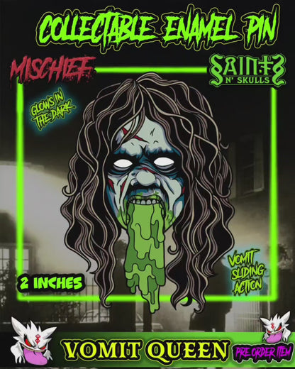Vomit Queen Enamel Pin Pre Orders