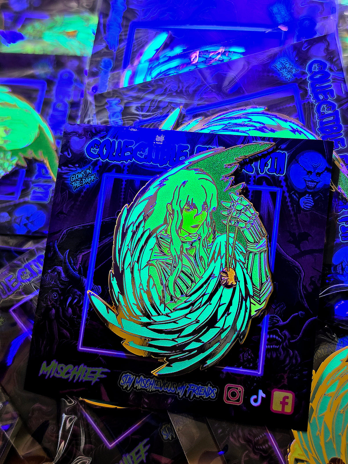 THE HAWK ENAMEL PIN