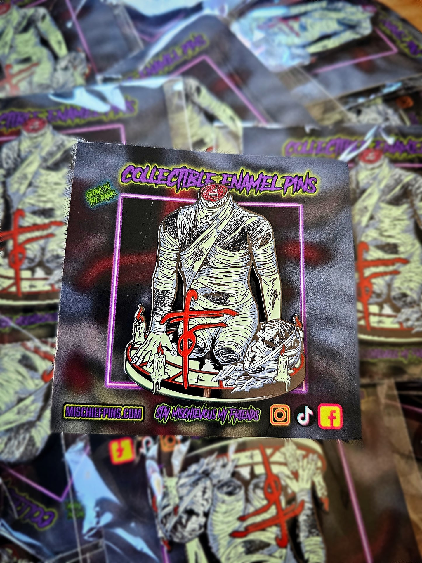 The Torso enamel pin