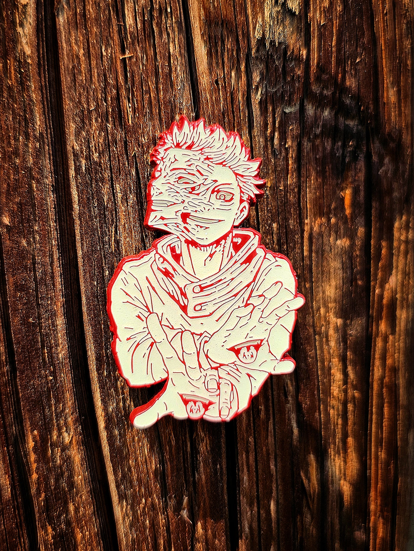 Devil Man Suk-Na Enamel Pin