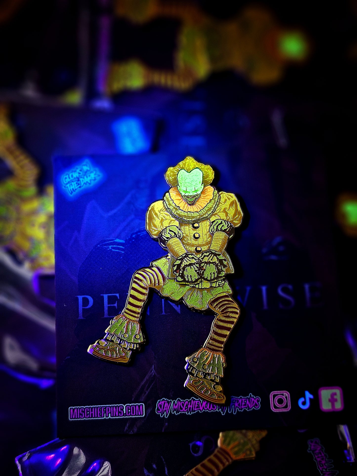Dancing clown Enamel Pin