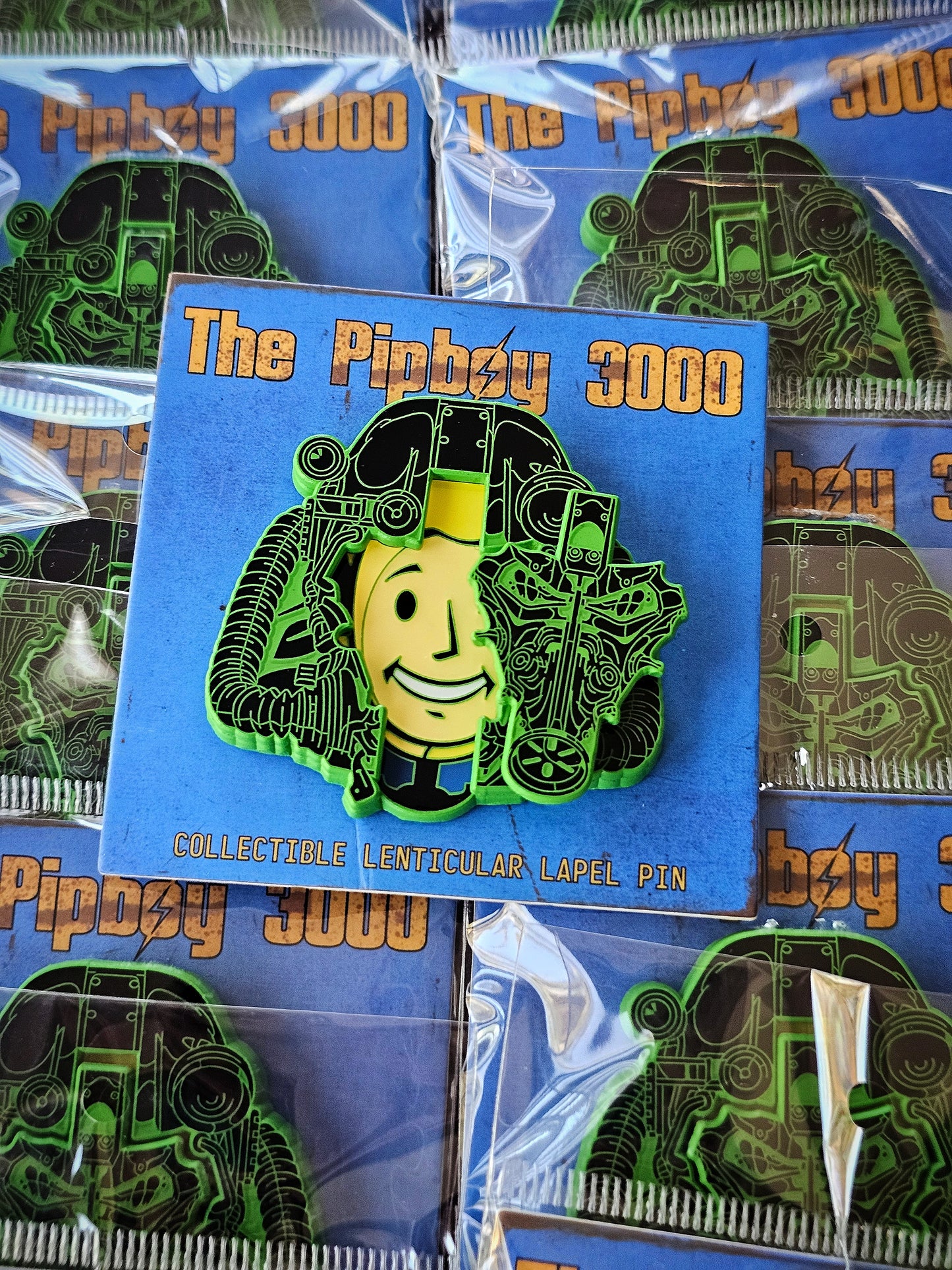 Po₩er Amor Enamel Pin