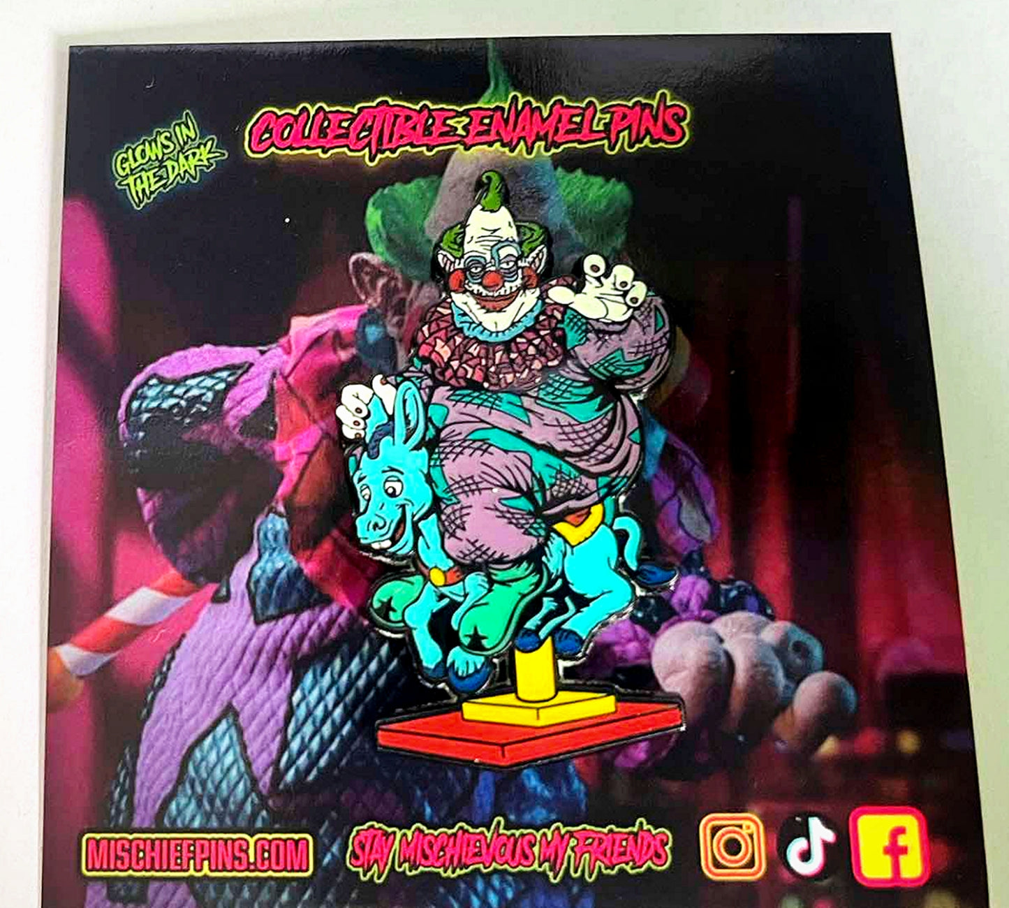 Yeehaw Clown Enamel pin