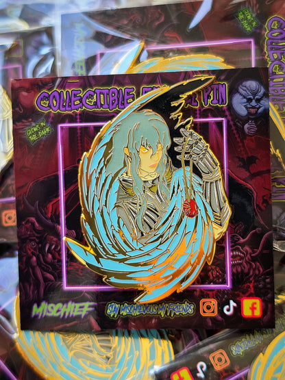 THE HAWK ENAMEL PIN