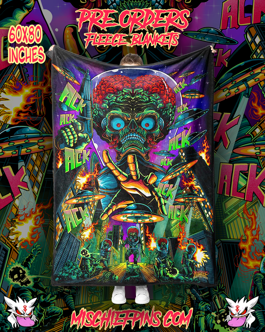 Mischief Blankets 60x80 pre orders