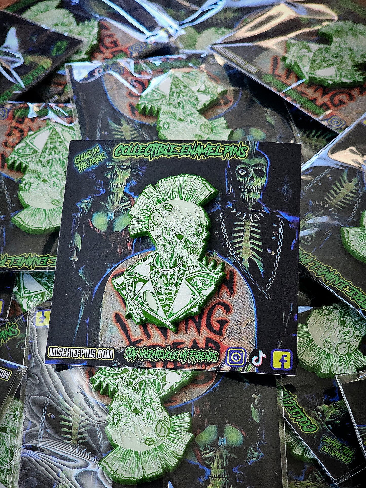 THE PUNKER ENAMEL PIN
